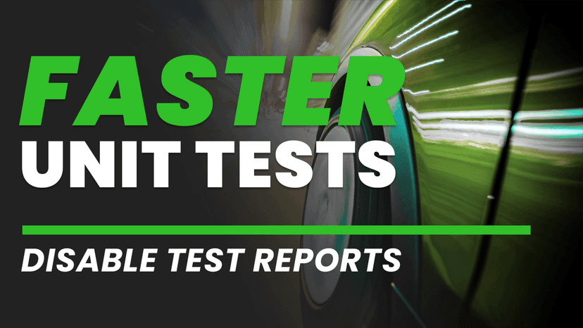 Faster Tests By Disabling Gradle Test Reports